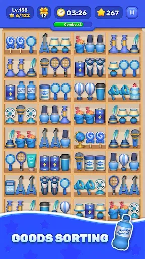 Скриншот 3 — Goods Sorting: 3D Мастер Матча