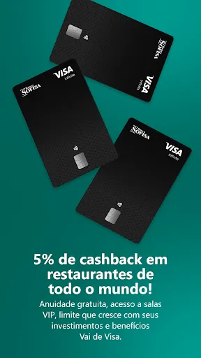 Скриншот 2 — Sofisa Direto: Conta e Cartão