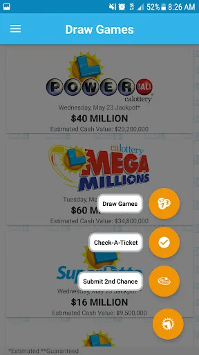 Скриншот 5 — CA Lottery Official App