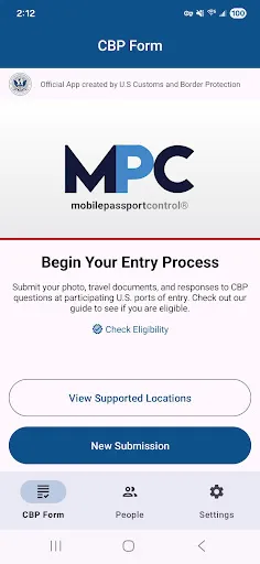 Скриншот 5 — Mobile Passport Control