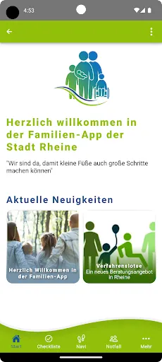 Скриншот 1 — Familien-App Rheine