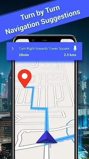 Скриншот 5 — Offline Maps, GPS Directions