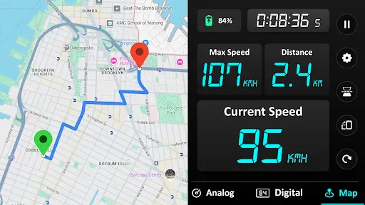 Скриншот 6 — GPS спидометр : одометр