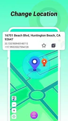 Скриншот 2 — TeleGo: GPS location changer
