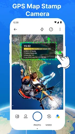 Скриншот 2 — Камера с GPS-местоположением