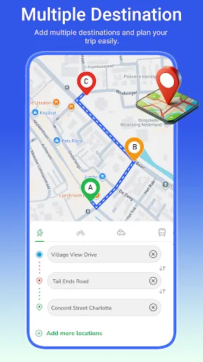 Скриншот 2 — Планировщик маршрутов - GPS