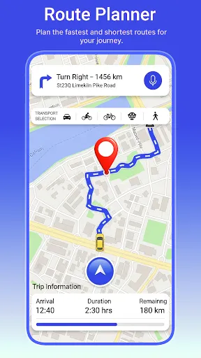 Скриншот 3 — Планировщик маршрутов - GPS