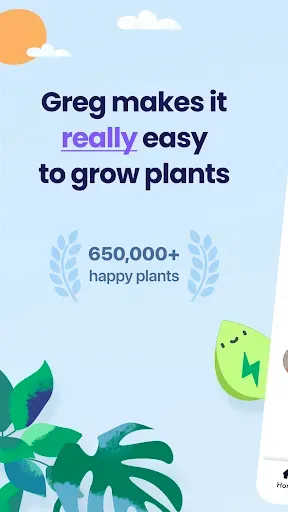 Скриншот 1 — Plant Identifier & Care - Greg