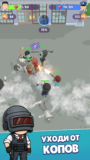 Скриншот 3 — Merge Gangster Heist vs Police