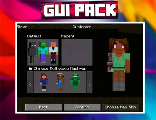 Скриншот 1 — PC GUI Pack модов Minecraft PE