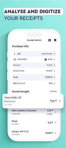 Скриншот 3 — Bonsy Bon Scan&Expense tracker