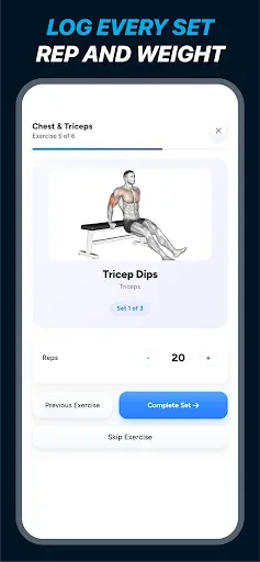 Скриншот 4 — Gym Log: Трекер тренировок