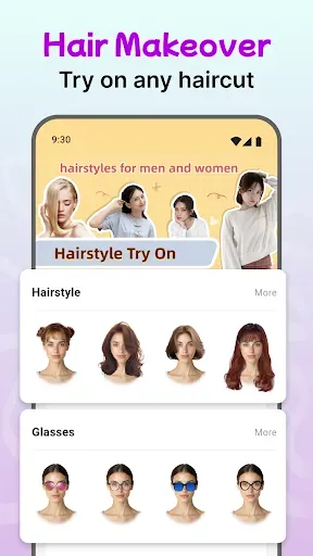 Скриншот 1 — Modiface Haircut：Hair Makeover