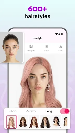 Скриншот 2 — Modiface Haircut：Hair Makeover