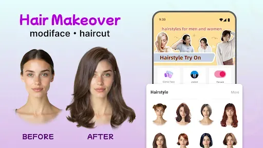 Скриншот 7 — Modiface Haircut：Hair Makeover