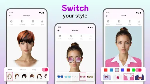 Скриншот 8 — Modiface Haircut：Hair Makeover
