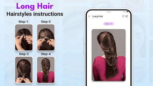 Скриншот 2 — Women Style: Hairstyle, Mehndi