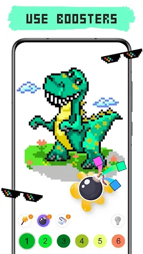 Скриншот 4 — Пиксель арт-Pixel Art Coloring