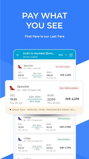 Скриншот 2 — HappyEasyTrip: Flight Deals
