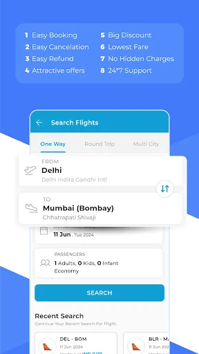 Скриншот 5 — HappyEasyTrip: Flight Deals