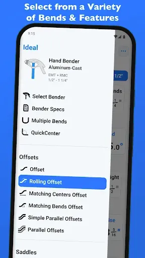 Скриншот 1 — QuickBend: Conduit Bending