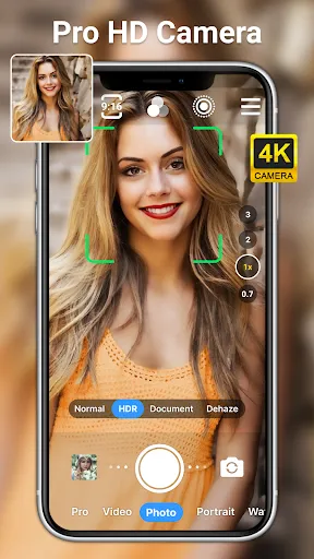 Скриншот 2 — HD-камера для Android,видео HD