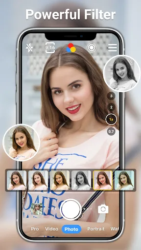 Скриншот 3 — HD-камера для Android,видео HD