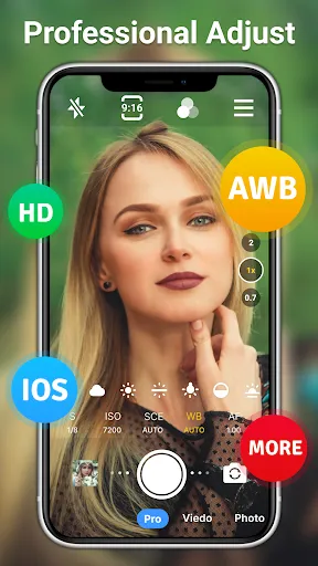 Скриншот 4 — HD-камера для Android,видео HD