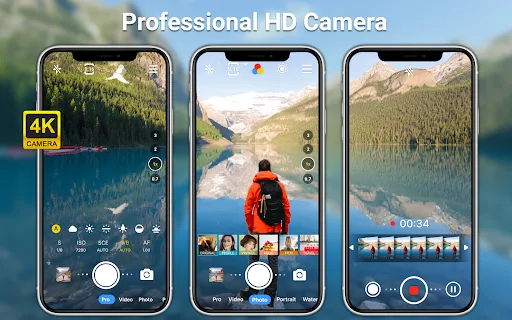 Скриншот 8 — HD-камера для Android,видео HD