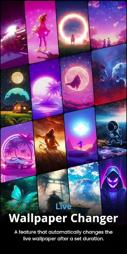 Скриншот 2 — Live Wallpapers, 4K Wallpapers