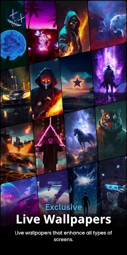Скриншот 5 — Live Wallpapers, 4K Wallpapers