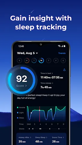 Скриншот 2 — ShutEye®: Sleep Tracker
