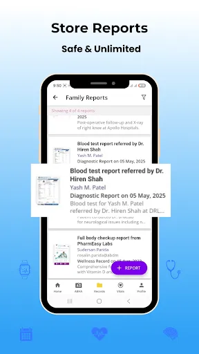 Скриншот 3 — 5eCare - ABHA to AI Health