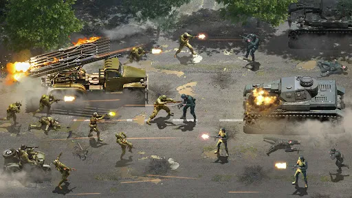 Скриншот 1 — Heroes of War: стратегии,война