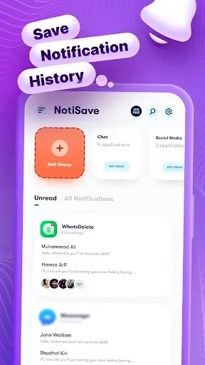 Скриншот 2 — NotiSaver: Notification Log