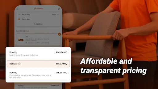 Скриншот 3 — Lalamove - Fast & Affordable