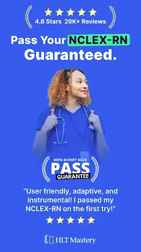 Скриншот 1 — NCLEX RN Mastery - Exam 2026