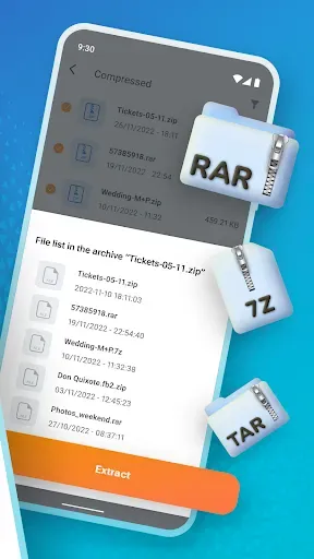 Скриншот 5 — Zip Extractor - UnZIP & UnRAR