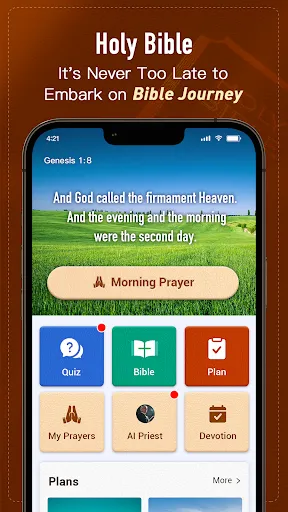 Скриншот 1 — Holy Bible, KJV Bible + Audio