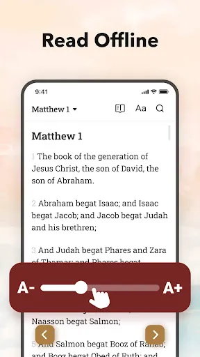 Скриншот 3 — Bible Audio - KJV Daily Verse
