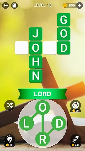 Скриншот 1 — Holyscapes - Bible Word Game