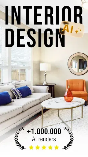 Скриншот 1 — Home AI Interior Design DECOZY