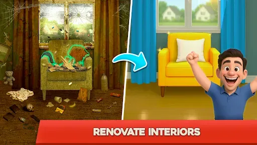 Скриншот 8 — Home ASMR Makeover: Wash Games