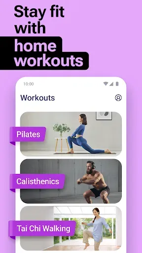 Скриншот 1 — HitFit — Home Workout Planner