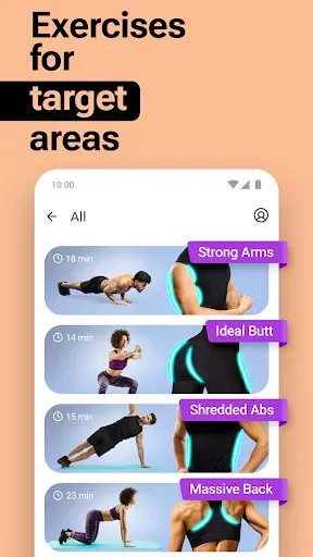 Скриншот 3 — HitFit — Home Workout Planner