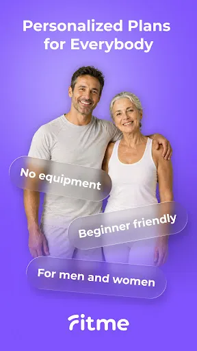 Скриншот 1 — FitMe - Lazy Workout at Home