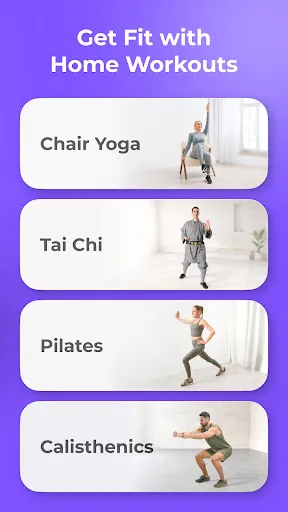 Скриншот 2 — FitMe - Lazy Workout at Home