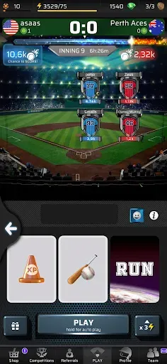 Скриншот 1 — Homerun - Baseball PVP Game