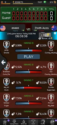Скриншот 7 — Homerun - Baseball PVP Game