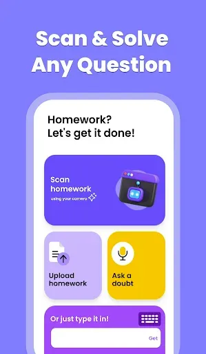 Скриншот 1 — AI Homework Helper App